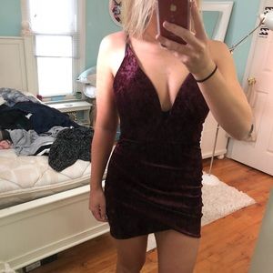 Fashion Nova velvet dress